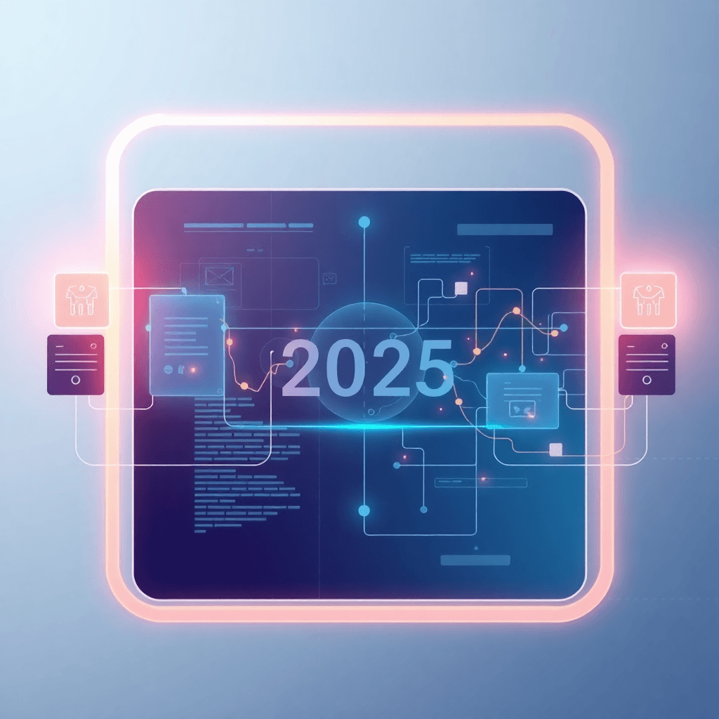 data synchronization visualization, real-time data mirroring between systems, digital transformation, tech illustration, 2025 style, soft colors, professional