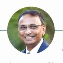 Portrait of Navneet Patel, Co-Founder & Chief Technology Officer of Vovance